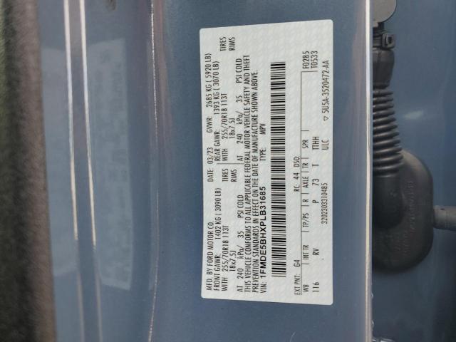 2023 FORD BRONCO BASE 1FMDE5BHXPLB31685
