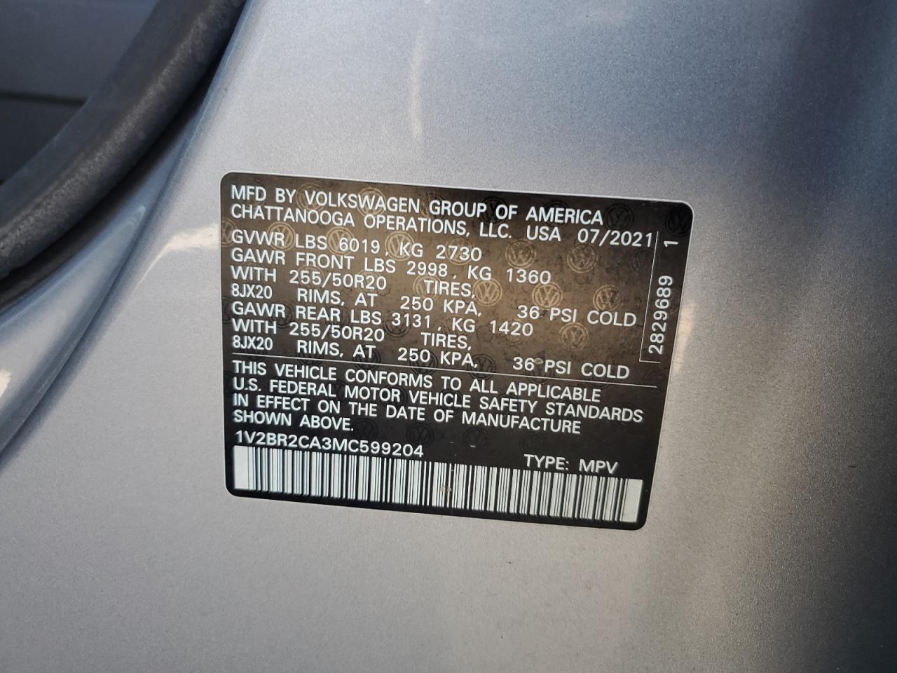 VOLKSWAGEN ATLAS SEL