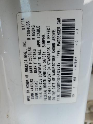 2015 ACURA TLX 19UUB1F30FA028095