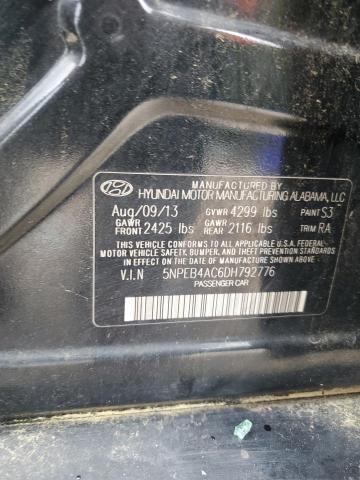 2013 HYUNDAI SONATA GLS - 5NPEB4AC6DH792776