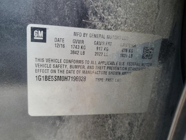 2017 CHEVROLET CRUZE LT #3290563779