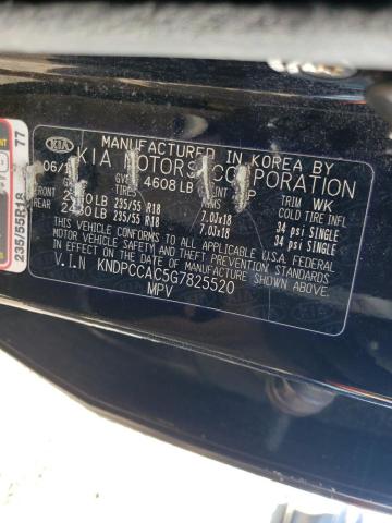 2016 KIA SPORTAGE EX KNDPCCAC5G7825520