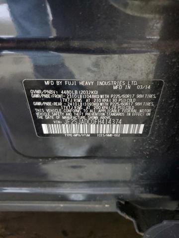 2015 SUBARU FORESTER 2 - JF2SJADC0FH414374