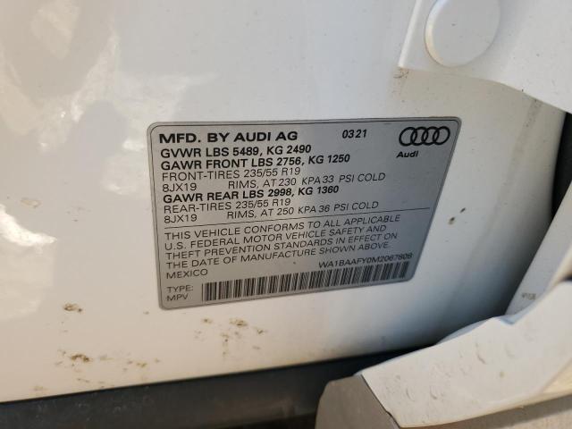 2021 AUDI Q5 PREMIUM - WA1BAAFY0M2067808