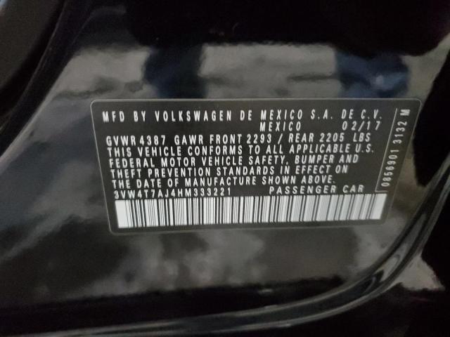 2017 VOLKSWAGEN JETTA GLI 3VW4T7AJ4HM333221