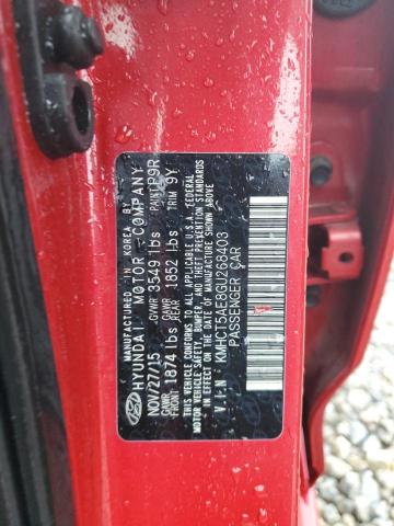 2016 HYUNDAI ACCENT SE KMHCT5AE8GU268403