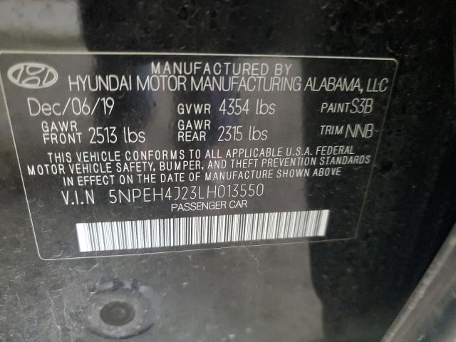 2020 HYUNDAI SONATA LIM 5NPEH4J23LH013550