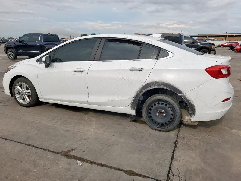 CHEVROLET CRUZE LT 2017 white sedan 4d gas 1G1BE5SM0H7156431 photo #3
