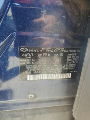 2019 HYUNDAI SANTA FE S #3227369372