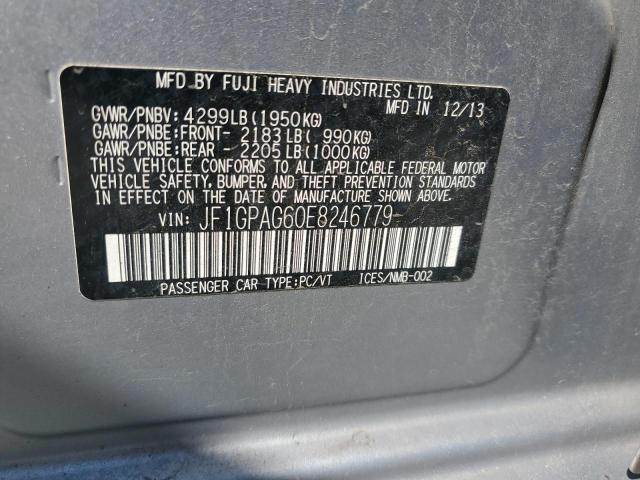 2014 SUBARU IMPREZA LIMITED - JF1GPAG60E8246779