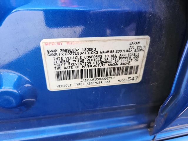 2011 MITSUBISHI LANCER ES/ES SPORT - JA32U2FU5BU002713