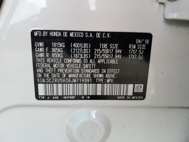 2018 HONDA HR-V LX 3CZRU5H36JM714991
