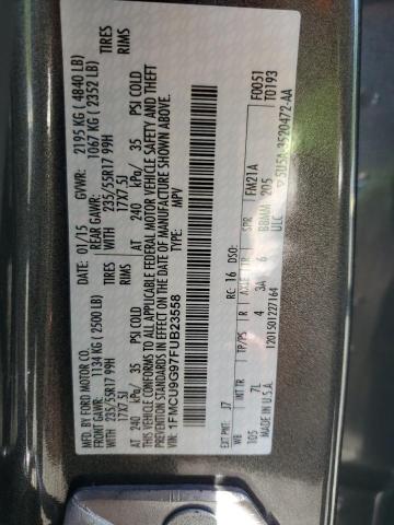 2015 FORD ESCAPE SE 1FMCU9G97FUB23558