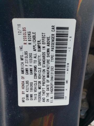 2017 HONDA ACCORD SPORT SPECIAL EDITION 1HGCR2F13HA131283