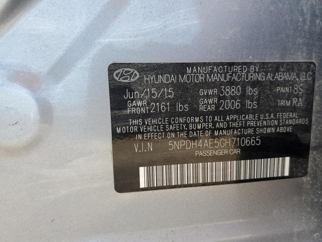 2016 HYUNDAI ELANTRA SE - 5NPDH4AE5GH710665