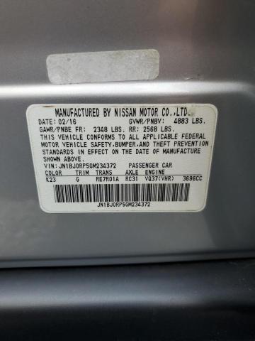 2016 INFINITI QX50 JN1BJ0RP5GM234372