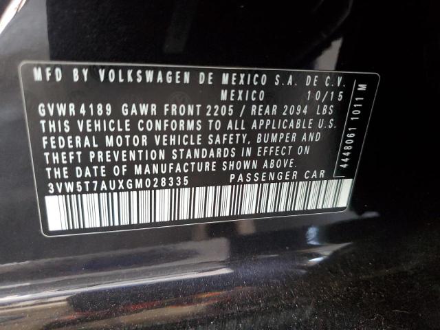 2016 VOLKSWAGEN GTI S/SE 3VW5T7AUXGM028335