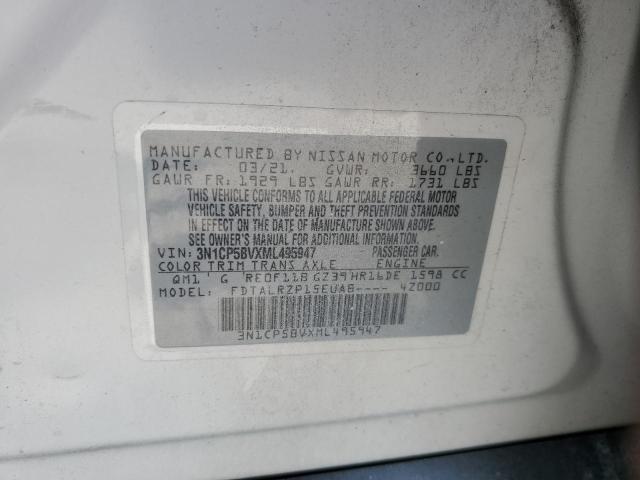 2021 NISSAN KICKS S 3N1CP5BVXML495947