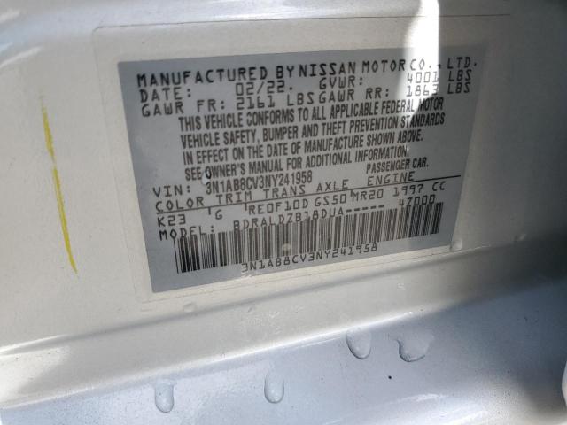 2022 NISSAN SENTRA SV 3N1AB8CV3NY241958