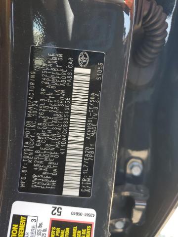 2025 TOYOTA CAMRY XSE 4T1DAACK9SU549656
