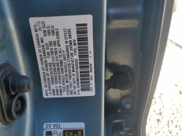 2015 HONDA CR-V LX 2HKRM4H32FH640305