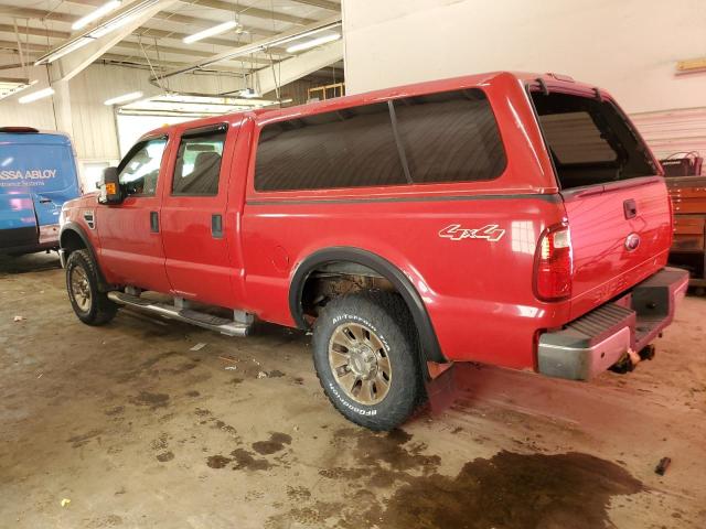 FORD F250 SUPER 2008 red  gas 1FTSW21528EA72782 photo #3