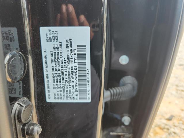 2021 HONDA PILOT EXL 5FNYF5H51MB032431