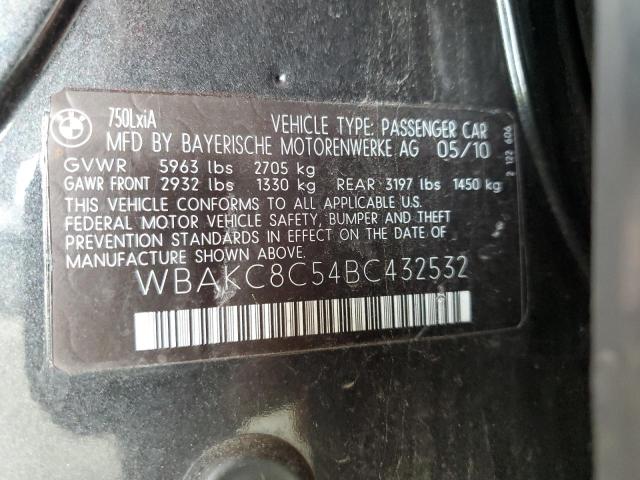 2011 BMW 750 LXI - WBAKC8C54BC432532