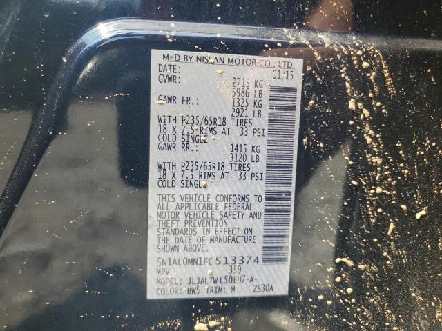 2015 INFINITI QX60 - 5N1AL0MN1FC513374
