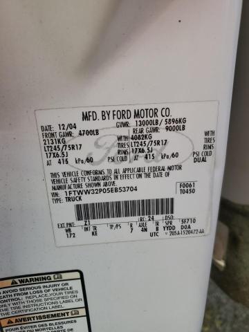 2005 FORD F350 SUPER DUTY #3227434386