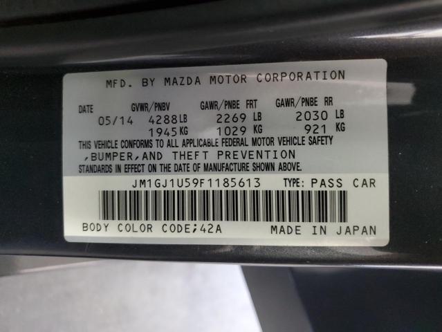 2015 MAZDA 6 SPORT JM1GJ1U59F1185613