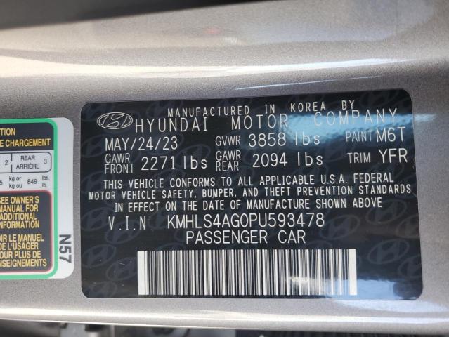 2023 HYUNDAI ELANTRA SEL KMHLS4AG0PU593478