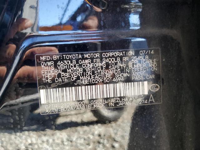 2015 LEXUS IS 350 JTHBE1D29F5014694
