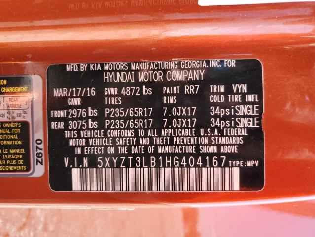 2017 HYUNDAI SANTA FE SPORT 5XYZT3LB1HG404167