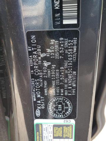 2018 KIA SEDONA SXL KNDME5C19J6358152