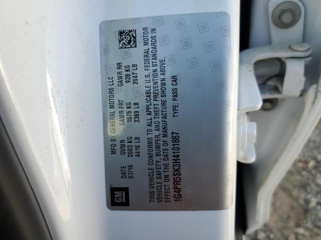 2017 BUICK VERANO SPO 1G4PR5SK3H4101887
