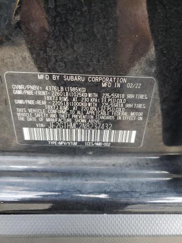 2022 SUBARU CROSSTREK JF2GTHMC2N8237432