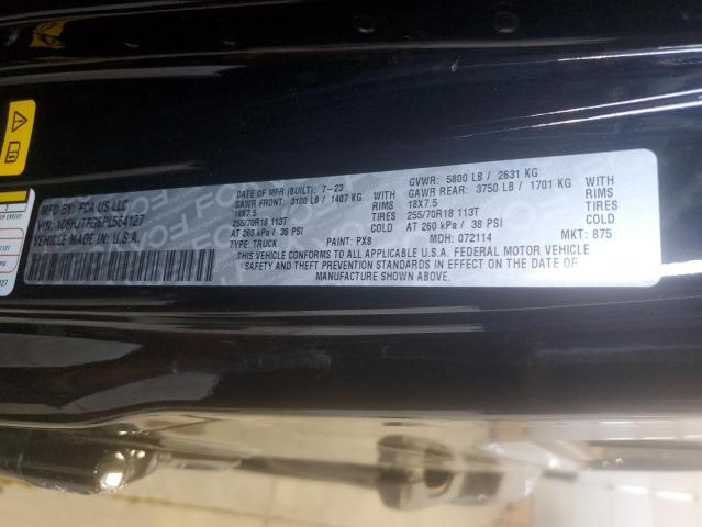 2023 JEEP GLADIATOR 1C6HJTFG6PL564127