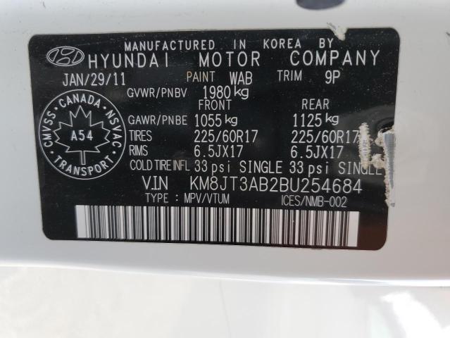 2011 HYUNDAI TUCSON GL - KM8JT3AB2BU254684