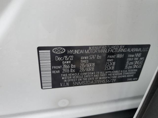 2023 HYUNDAI SANTA FE S 5NMS2DAJ7PH536729