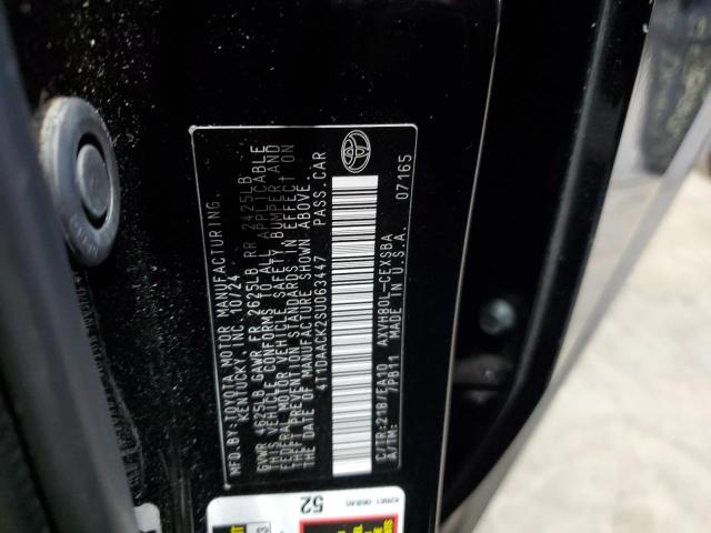 2025 TOYOTA CAMRY XSE 4T1DAACK2SU063447