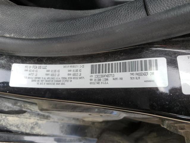 2015 CHRYSLER 200 S 1C3CCCBGXFN657713