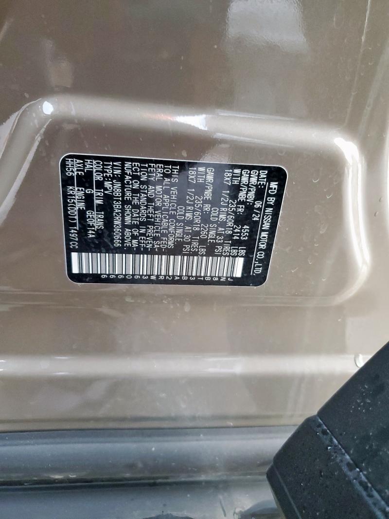 2024 NISSAN ROGUE SV JN8BT3BA2RW360666