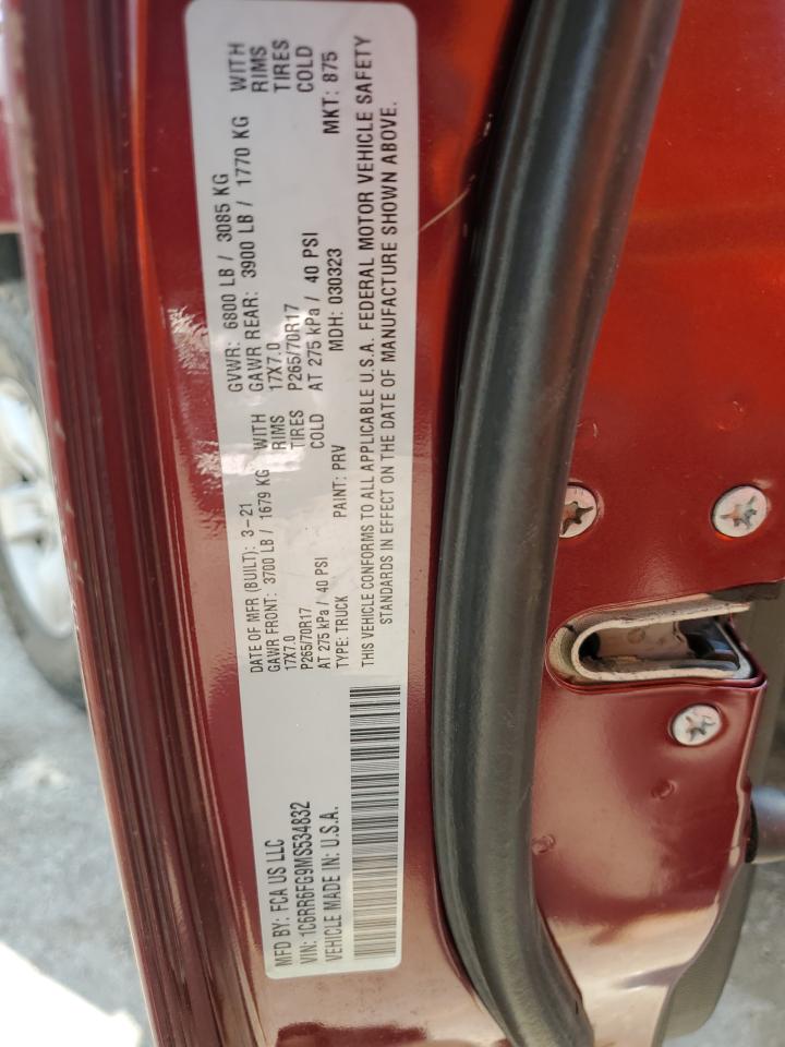 Lot #3280318951 2021 RAM 1500 CLASS