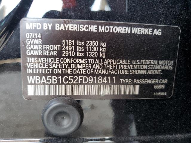 2015 BMW 535 I WBA5B1C52FD918411