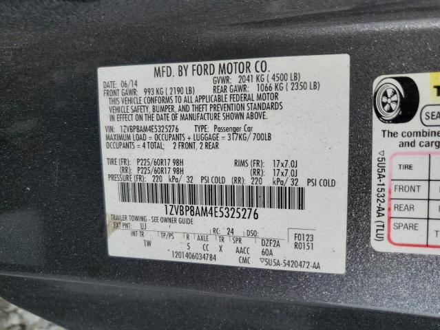 2014 FORD MUSTANG - 1ZVBP8AM4E5325276