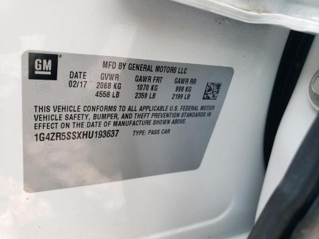 2017 BUICK LACROSSE P 1G4ZR5SSXHU193637