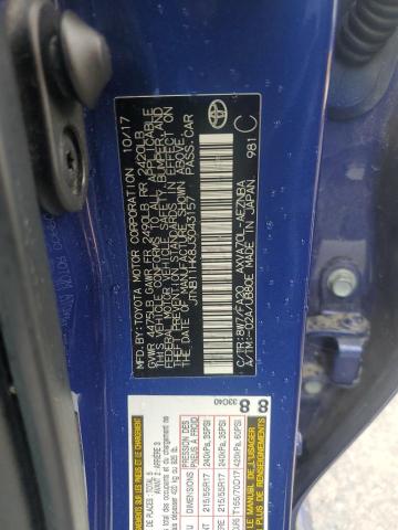 2018 TOYOTA CAMRY L - JTNB11HK8J3043157