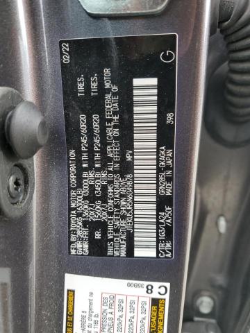 2022 TOYOTA 4RUNNER LI JTEKU5JR5N6049878
