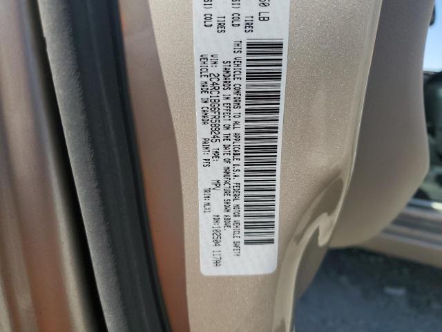 2015 CHRYSLER TOWN & COU - 2C4RC1BG6FR589245